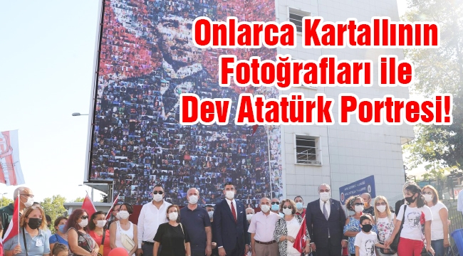 Onlarca Kartallının Fotoğrafları ile Dev Atatürk Portresi!