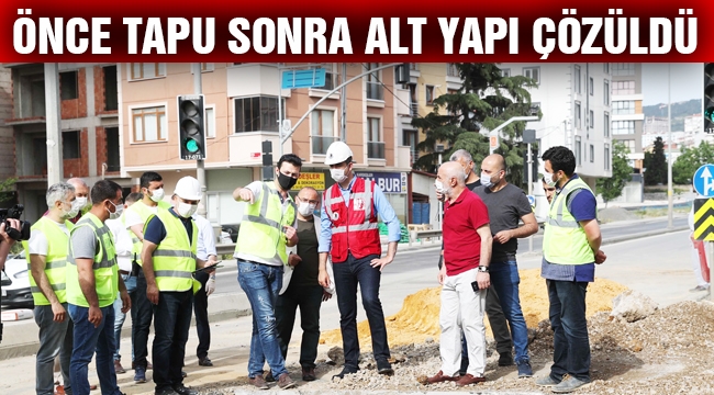 Soğanlık'ta Önce Tapu, Sonra Alt Yapı Sorunu Çözüldü