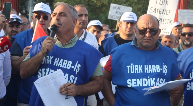 TÜRK HARB-İŞ İşçileri "Maaş Bordrolarını" yaktı!